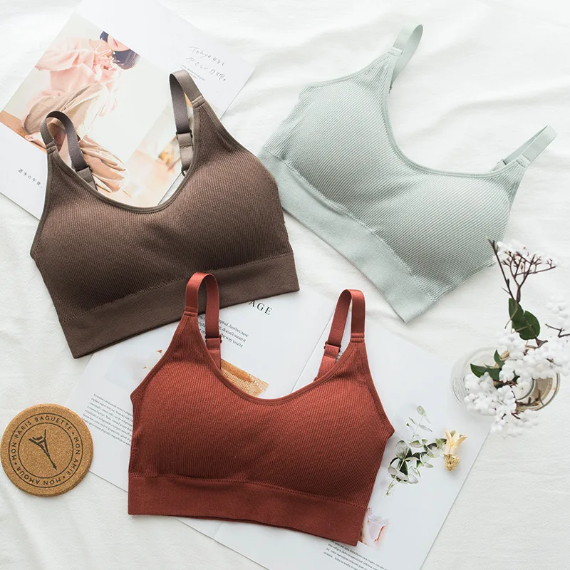 Wasteheart Women Fashion Red Bralette Wireless Girl Padded Bra Deep V Student Bras Underwear Cup A B C Plus Size Female Bras
Wasteheart Women Fashion Red Bralette Wireless Girl Padded Bra Deep V Student Bras Underwear Cup A B C Plus Size Female Bras