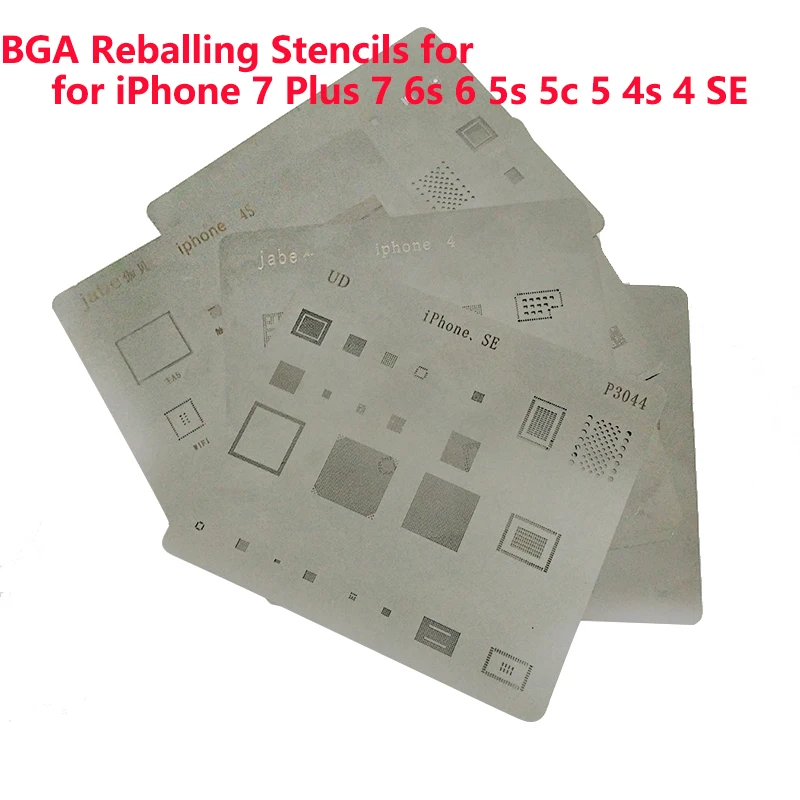 1Pcs IC Chip BGA Reballing Stencil Kits Set Solder template for iPhone Compatible 4-7P Main Board CPU Repair Tool
1Pcs IC Chip BGA Reballing Stencil Kits Set Solder template for iPhone Compatible 4-7P Main Board CPU Repair Tool