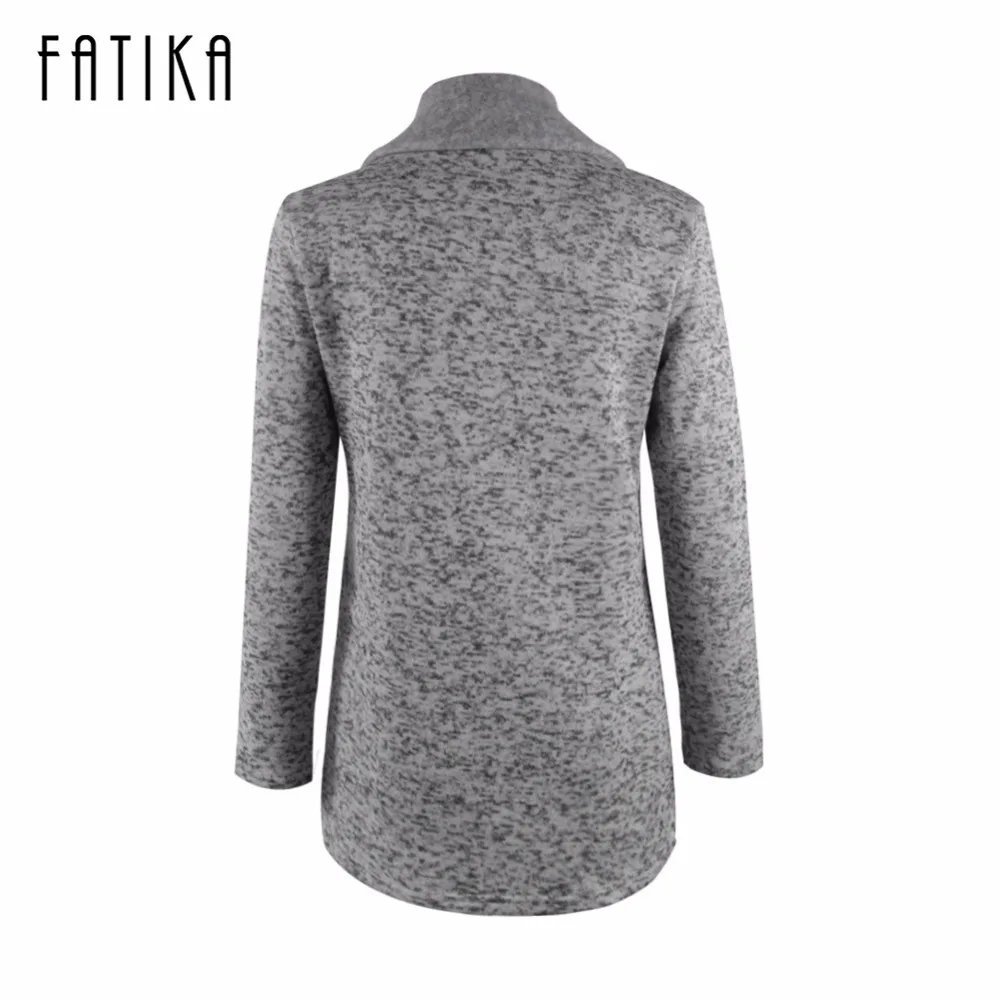 FATIKA 2017 Новая мода осень-зима Женская куртки пальто дамы Повседневное молнии