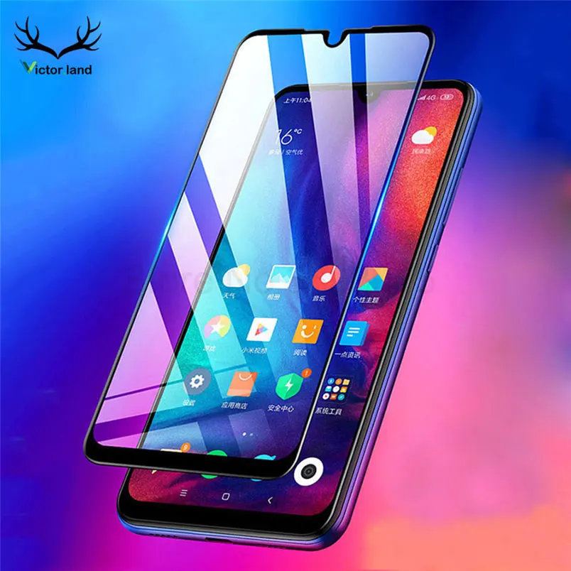Защитная пленка из закаленного стекла для xiaomi redmi note 7 mi 9 Play Case|Защитные стёкла и