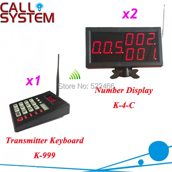 Guest Paging System for restaurant queue services, 1pc transmitter and 2pcs number display for a set, Shipping Free
Guest Paging System for restaurant queue services, 1pc transmitter and 2pcs number display for a set, Shipping Free