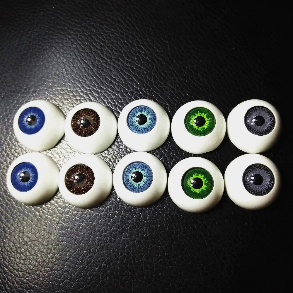 2 Pcs Doll eyes 22MM Real Like Reborn Acrylic Doll Eyeball Brown Blue Gray Mix Colors Half Round Eyes Toys Accessories DIY
2 Pcs Doll eyes 22MM Real Like Reborn Acrylic Doll Eyeball Brown Blue Gray Mix Colors Half Round Eyes Toys Accessories DIY