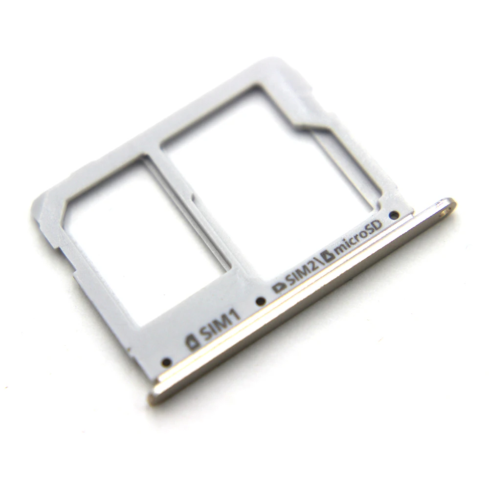 10 шт./лот Dual SIM лоток для карт памяти Micro SD слот Samsung Galaxy A3 A5 A7 2016 кардридер держатель