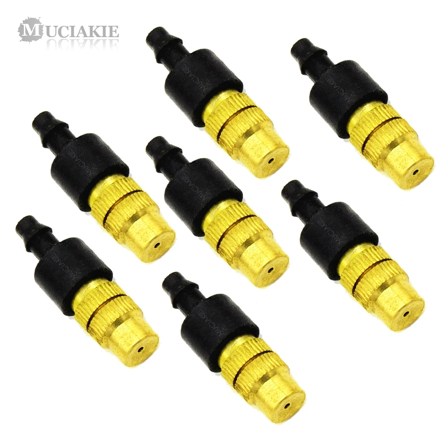 MUCIAKIE 5PCS Brass Adjustable Misting Sprinkler Nozzle Garden Water Cooling Spray Irrigation Fitting Drop Temperature Dedusting
MUCIAKIE 5PCS Brass Adjustable Misting Sprinkler Nozzle Garden Water Cooling Spray Irrigation Fitting Drop Temperature Dedusting