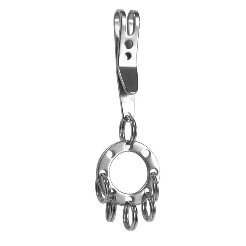 1PC Stainless Steel Multi-hole Belt Keychain Key Ring Hanging Buckle Quick Hook Outdoor Accessories EDC Multipurpose Tool
1PC Stainless Steel Multi-hole Belt Keychain Key Ring Hanging Buckle Quick Hook Outdoor Accessories EDC Multipurpose Tool