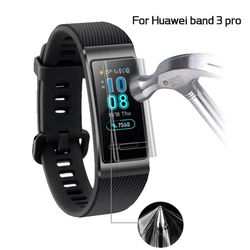5/10 шт. полный Экран протектор для huawei Band 3 Pro ТПУ взрывостойкая Защитная пленка 3Pro