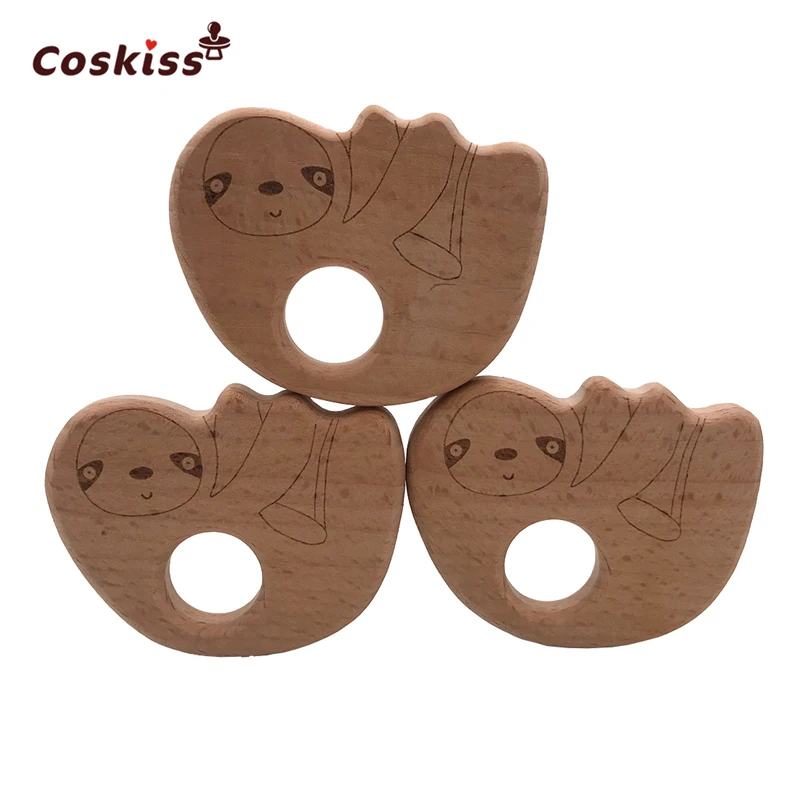 Baby Sloth teether Handmade Beech Wooden Lazy teether Baby Teething Toys DIY Crafts Pendant Chewable Pacifier Chain Accessories
Baby Sloth teether Handmade Beech Wooden Lazy teether Baby Teething Toys DIY Crafts Pendant Chewable Pacifier Chain Accessories