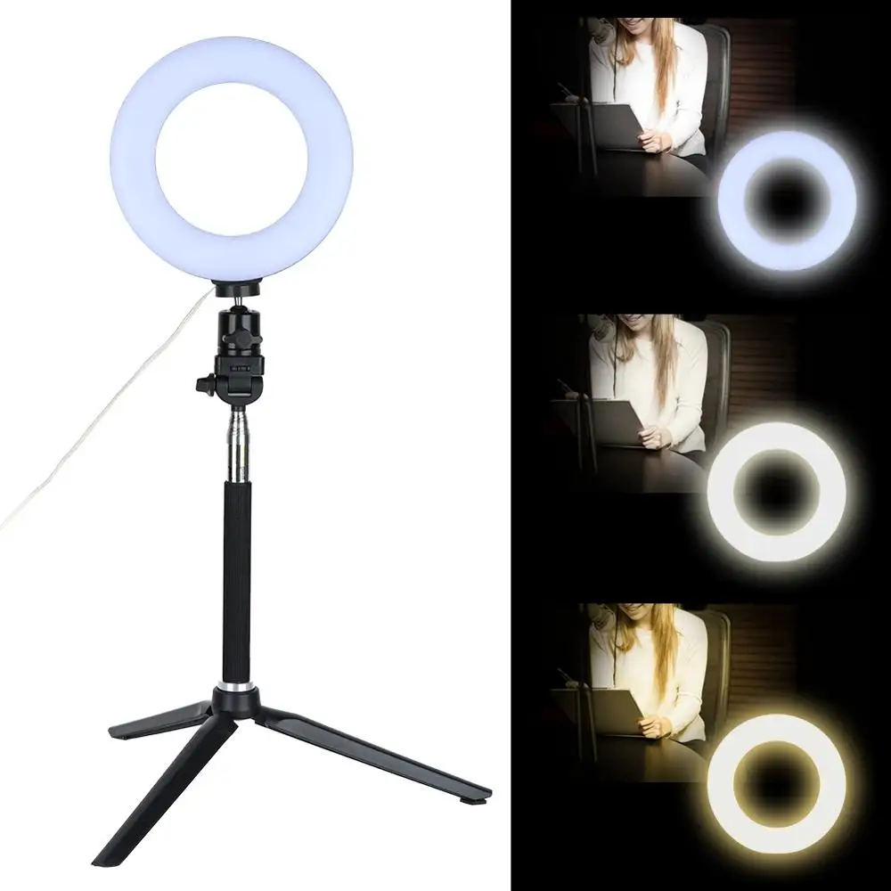 6 Inch Dimmable LED SMD Ring Light Fill Light Kits With Stand Photo Video Lamp Kit for Camera Makeup Body Art Tattoo Accessories
6 Inch Dimmable LED SMD Ring Light Fill Light Kits With Stand Photo Video Lamp Kit for Camera Makeup Body Art Tattoo Accessories