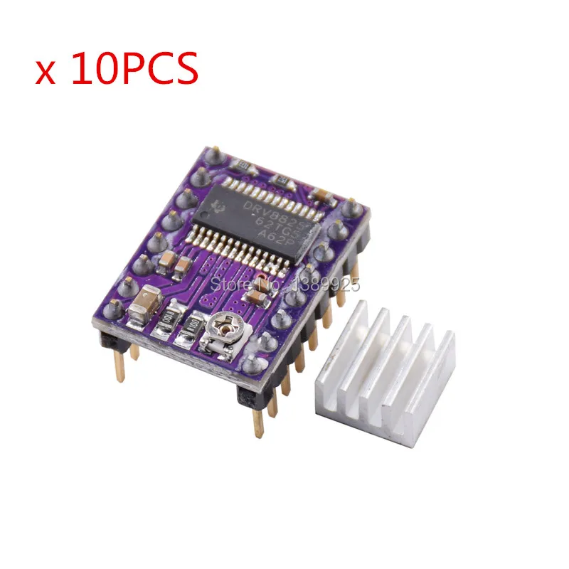 10pcs 3D Printer StepStick DRV8825 Stepper Motor Driver Carrier Reprap 4-layer PCB RAMPS replace A4988
10pcs 3D Printer StepStick DRV8825 Stepper Motor Driver Carrier Reprap 4-layer PCB RAMPS replace A4988