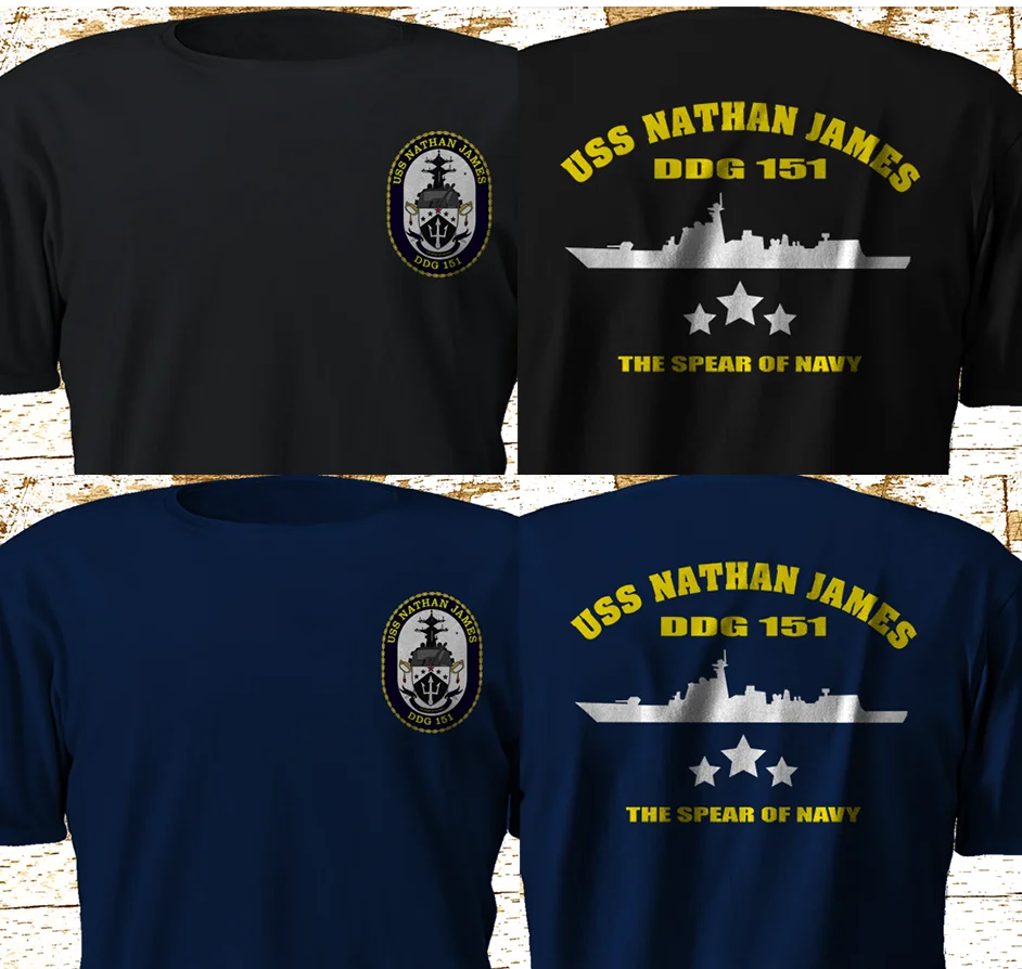 2019 Fashion New Uss Nathan James Ddg-151 Us Navy Seal The Last Ship Tv Series T-Shirt S-4Xl Tees
2019 Fashion New Uss Nathan James Ddg-151 Us Navy Seal The Last Ship Tv Series T-Shirt S-4Xl Tees