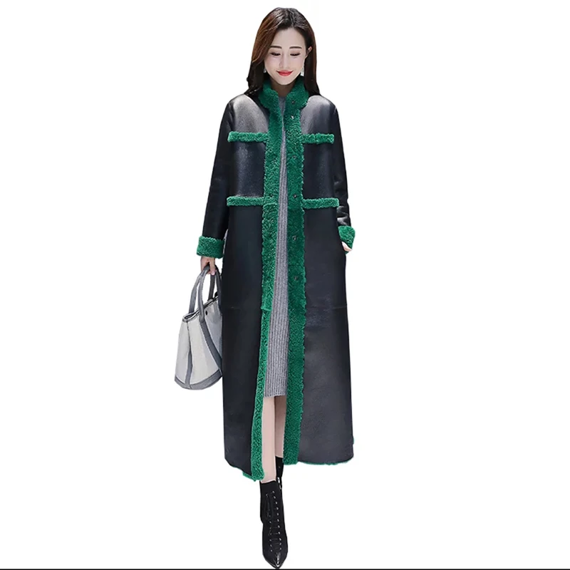 Women's Lamb Fur Coat Faux Fur Coats 2021 X- Long Warm Women's Fur Coat Female Plus Size Winter Jacket Women Real Wool Overcoat
Women's Lamb Fur Coat Faux Fur Coats 2021 X- Long Warm Women's Fur Coat Female Plus Size Winter Jacket Women Real Wool Overcoat