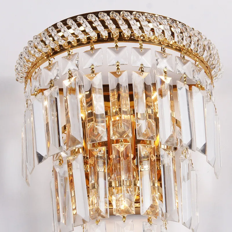 Modern Crystal Wall Lamp Chrome Sconce Wall Light Corridor Hotel Wall Light Nordic Creative Coffee Shop Gold Home Lighting Hote
Modern Crystal Wall Lamp Chrome Sconce Wall Light Corridor Hotel Wall Light Nordic Creative Coffee Shop Gold Home Lighting Hote