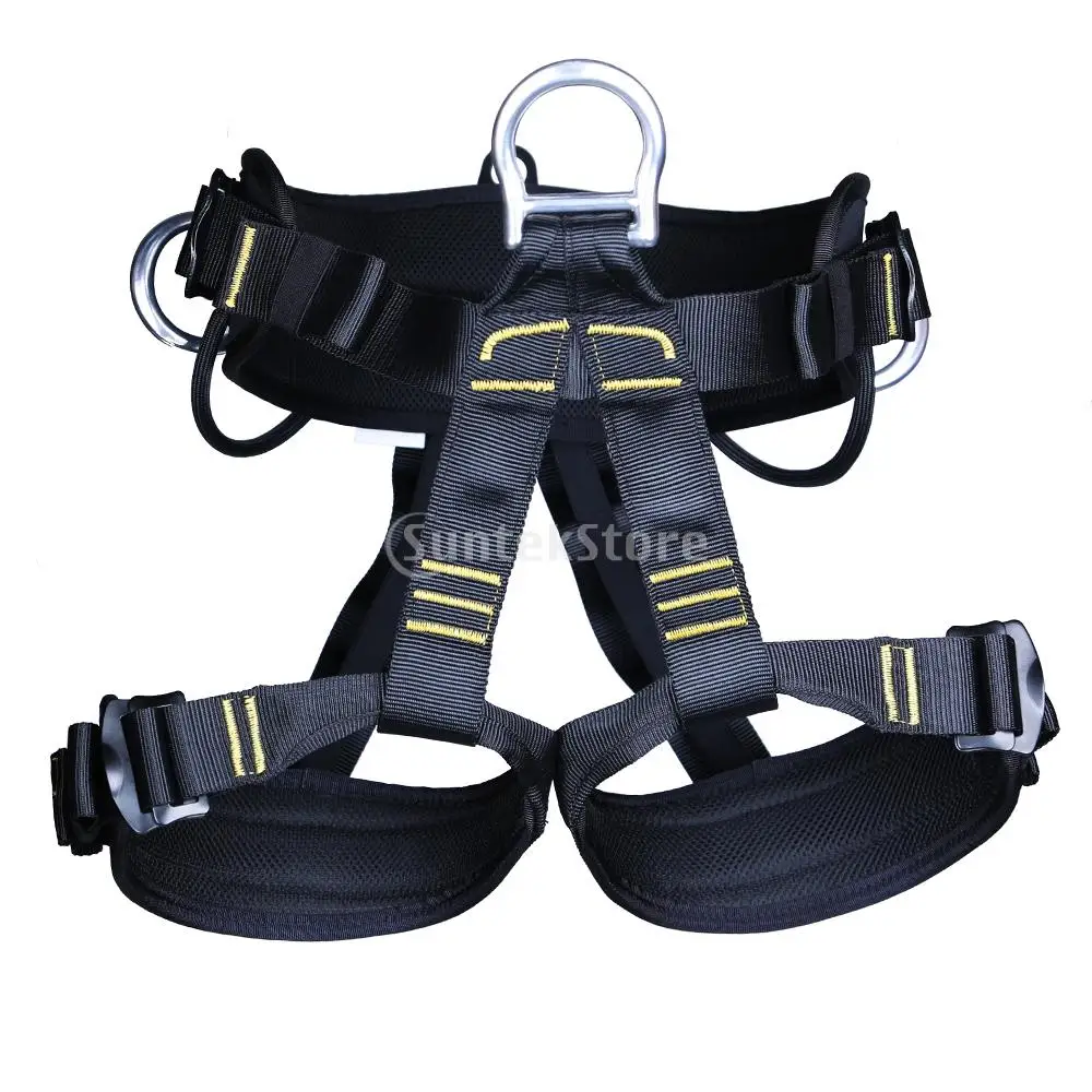 Professional Rock Climbing Harness Safety Seat Sit Bust Belt Mountaineering Rappel Rescue Fall Protection Equipment & Gear Loops
Professional Rock Climbing Harness Safety Seat Sit Bust Belt Mountaineering Rappel Rescue Fall Protection Equipment & Gear Loops