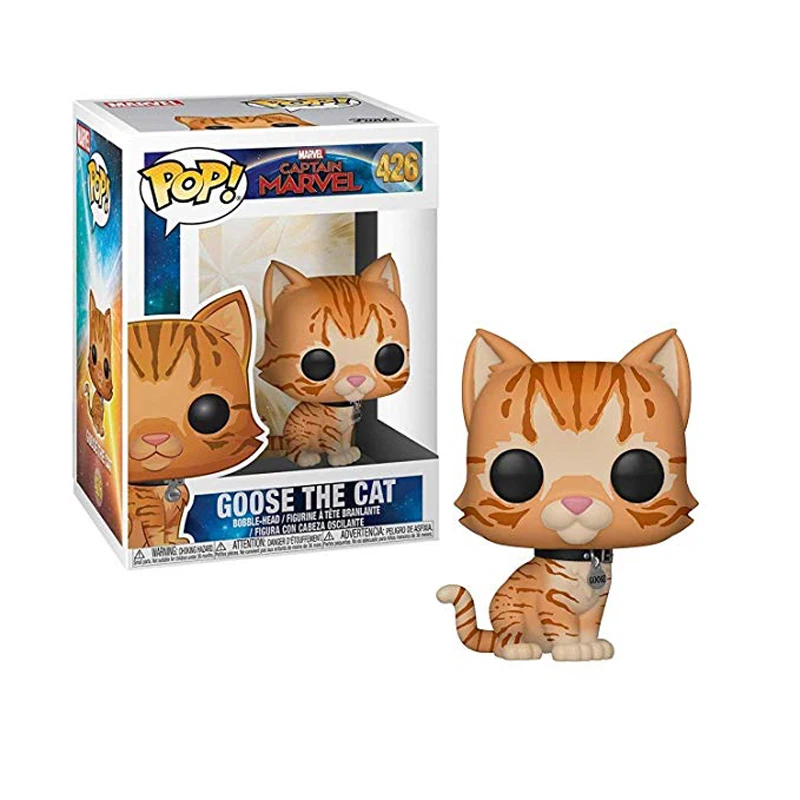 Виниловые фигурки Funko POP Captain marvel GOOSE экшн модель подарки|Игровые и трансформеры| |
