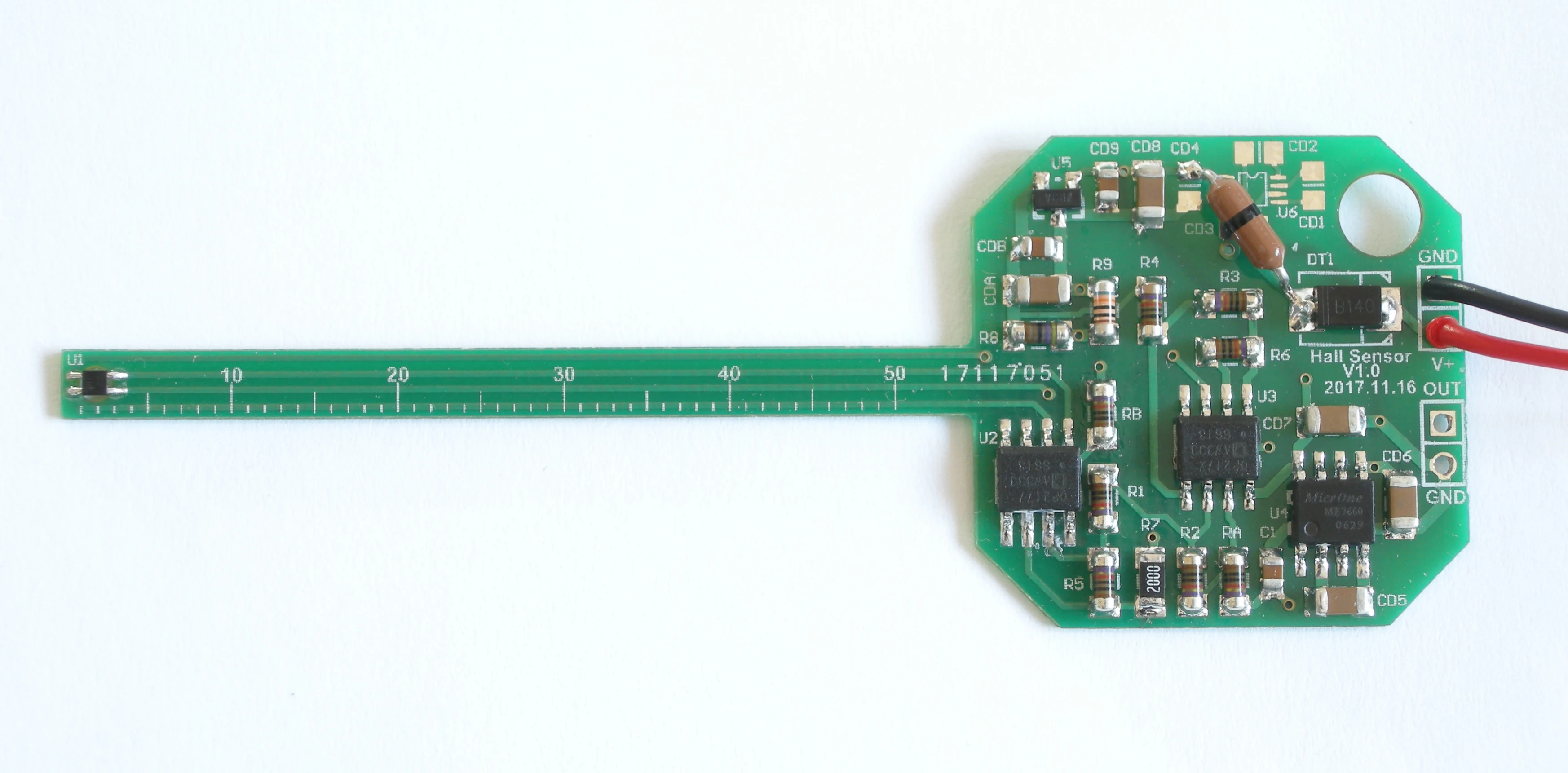 Tesla Meter / Gauss Meter Signal Conditioning Board Linear Hall Sensor Voltage Signal Output
Tesla Meter / Gauss Meter Signal Conditioning Board Linear Hall Sensor Voltage Signal Output