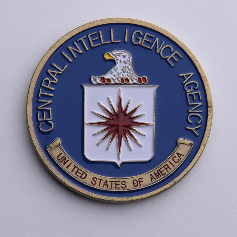 CIA вызов монеты американская полиция значок-Монета Центральная интеллектуальная почтовая служба монета
CIA вызов монеты американская полиция значок-Монета Центральная интеллектуальная почтовая служба монета