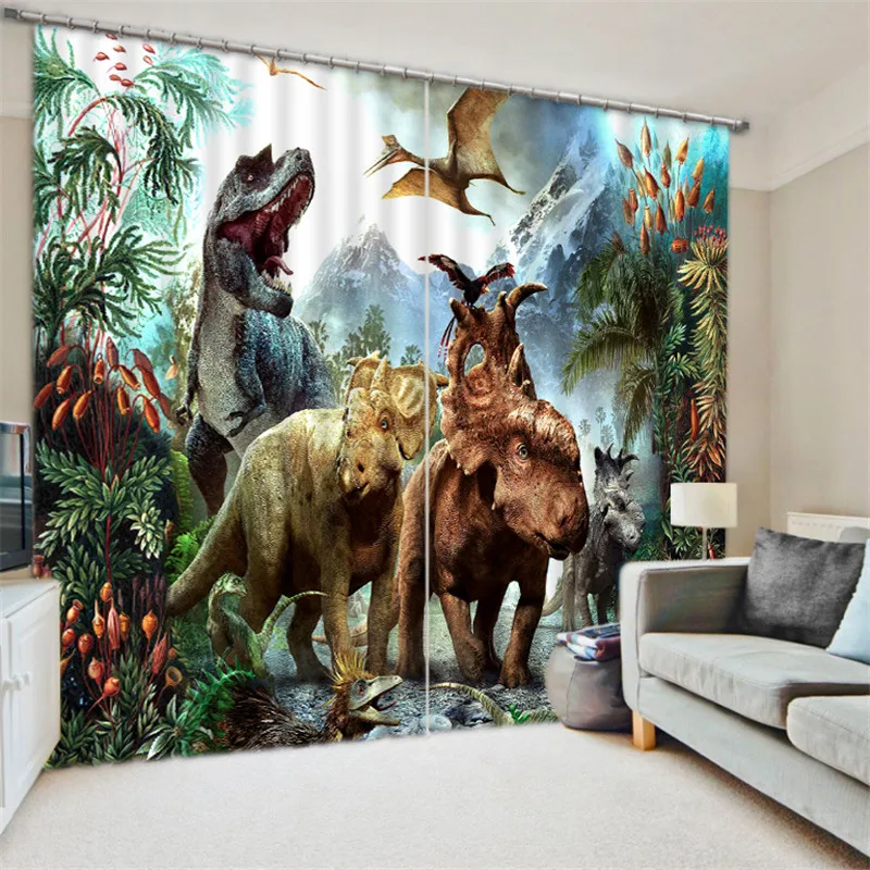Jurassic World 3D Blackout Window Curtains For Living room Bedding room Hotel/Office Curtain Drapes Cortinas para sala
Jurassic World 3D Blackout Window Curtains For Living room Bedding room Hotel/Office Curtain Drapes Cortinas para sala