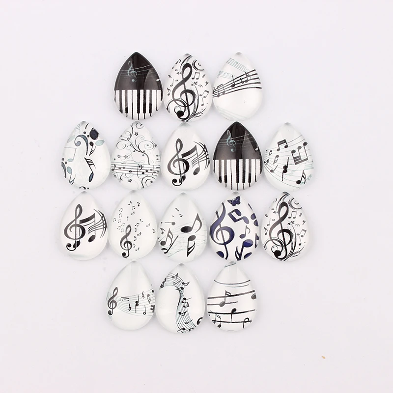 Handmade 18x25mm 13x18mm Glass Music Note Teardrop Flatback Cameo Cabochon Domed DIY Jewelry Photo Pendant Setting
Handmade 18x25mm 13x18mm Glass Music Note Teardrop Flatback Cameo Cabochon Domed DIY Jewelry Photo Pendant Setting