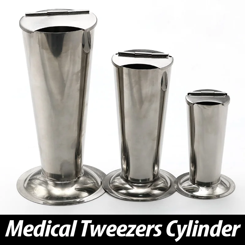 Thick 304 stainless steel forceps tube with cover inverted cone type forceps bucket forceps bucket holding large or small size
Thick 304 stainless steel forceps tube with cover inverted cone type forceps bucket forceps bucket holding large or small size