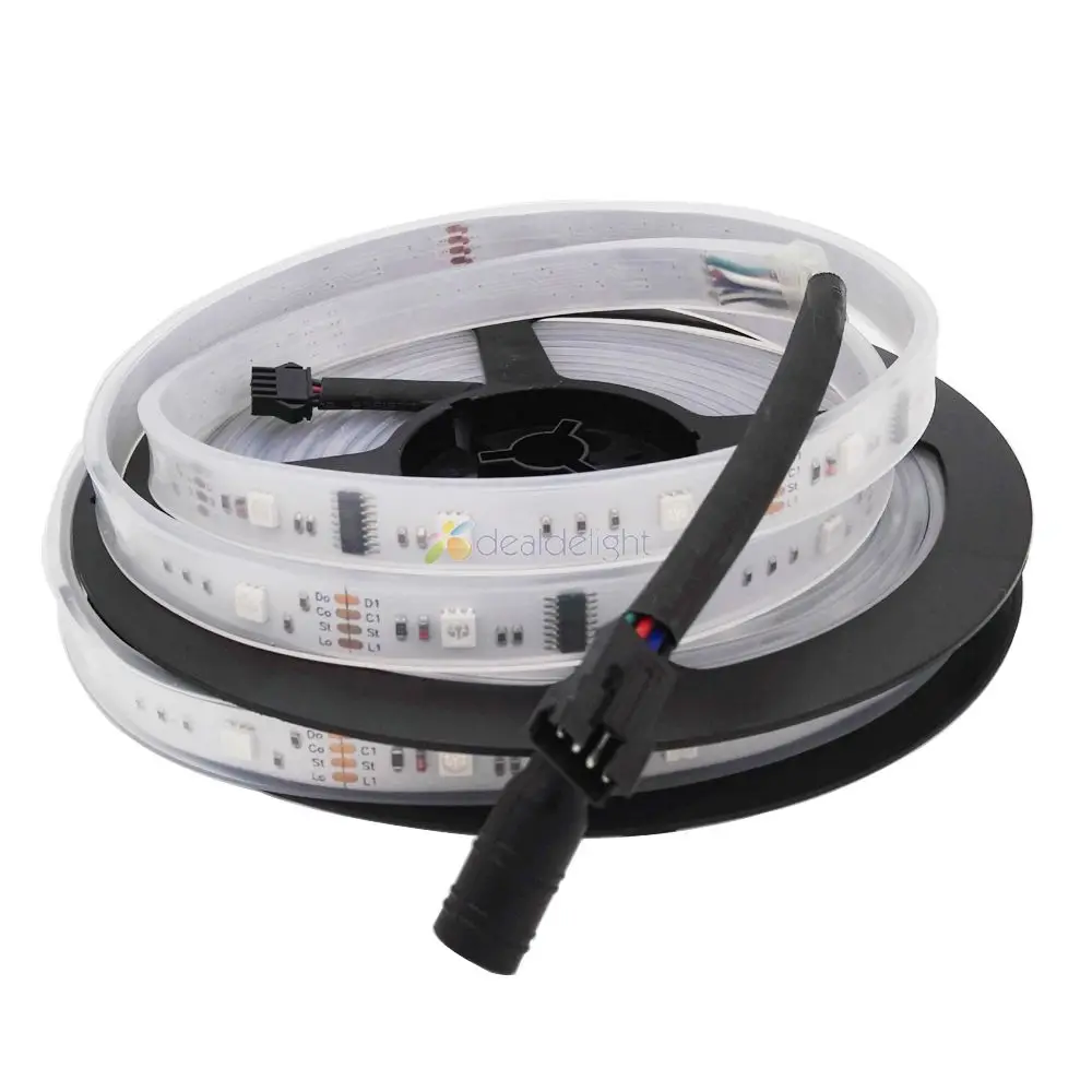 5 м 6803 IC 5050 цифровая RGB Светодиодная лента, 150LED IP67 водонепроницаемая мечта Волшебный Цвет 6803 Светодиодная лента 5050, 30 светодиодов/м DC12V
5 м 6803 IC 5050 цифровая RGB Светодиодная лента, 150LED IP67 водонепроницаемая мечта Волшебный Цвет 6803 Светодиодная лента 5050, 30 светодиодов/м DC12V