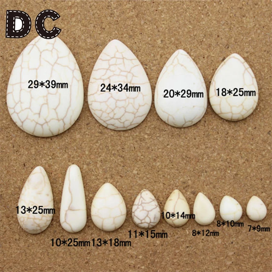 10 pcs/lot Cabochons Beads DIY Jewerly Accessories Irregular Synthetic White Howlite Flat Back Drop Water Half Flat Back Stone
10 pcs/lot Cabochons Beads DIY Jewerly Accessories Irregular Synthetic White Howlite Flat Back Drop Water Half Flat Back Stone