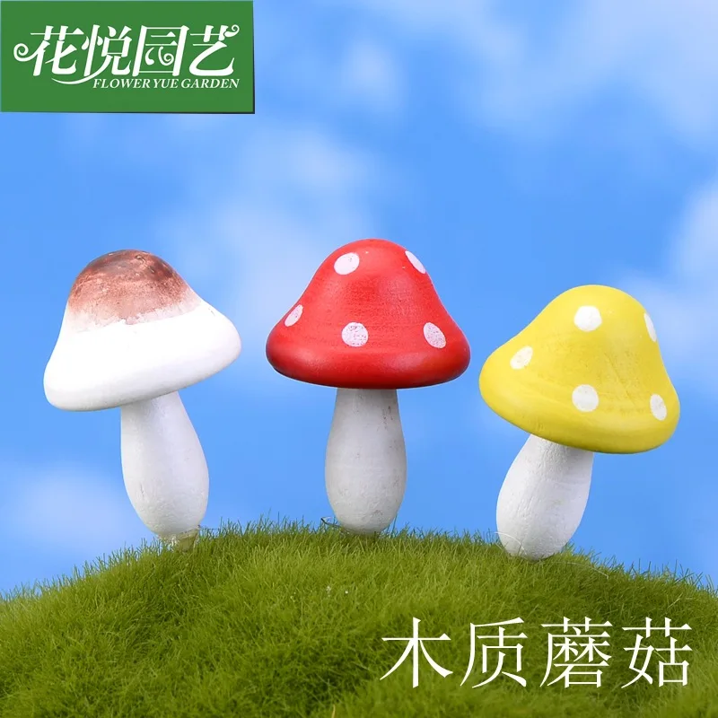 8pcs Wooden Mushroom garden miniature Mini-size Mushroom Fleshy Plant Ornaments Moss Micro Landscape home Decoration
8pcs Wooden Mushroom garden miniature Mini-size Mushroom Fleshy Plant Ornaments Moss Micro Landscape home Decoration