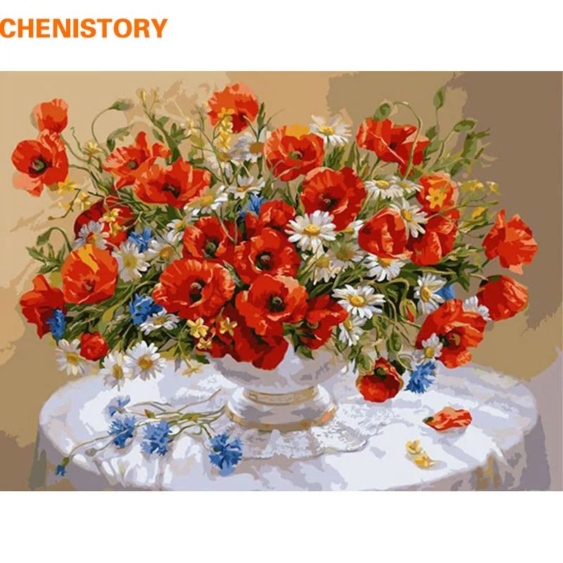 CHENISTORY Red Flower DIY Digital Painting By Numbers With Inner Wooden Framed 40x50 Kit Coloring Paint By Numbers For Kids Gift
CHENISTORY Red Flower DIY Digital Painting By Numbers With Inner Wooden Framed 40x50 Kit Coloring Paint By Numbers For Kids Gift