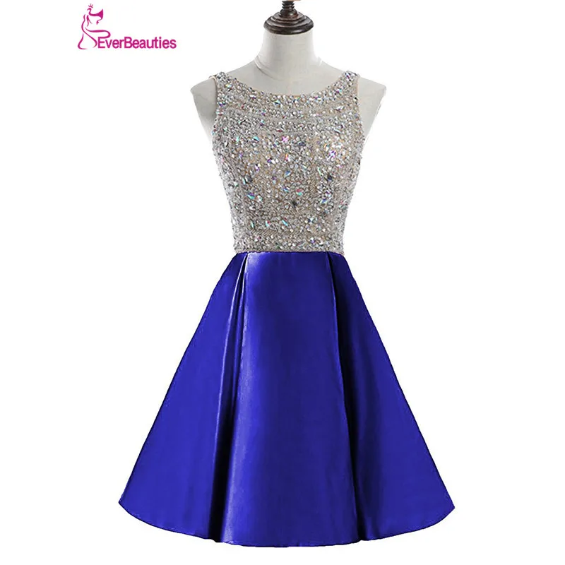 Short Prom Dresses 2020 Satin with Beaded Backless Vestido De Formatura Vestidos De Graduacion Knee-length Abiye Party Gowns
Short Prom Dresses 2020 Satin with Beaded Backless Vestido De Formatura Vestidos De Graduacion Knee-length Abiye Party Gowns