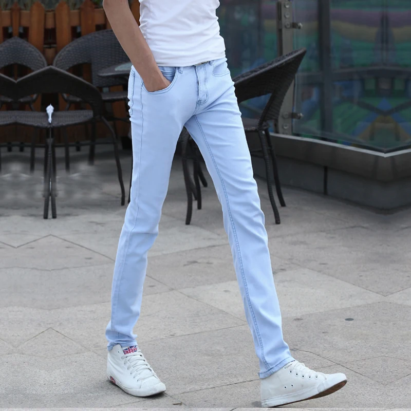 New Stretch Sky Blue Men Jeans 28 29 30 31 32 33 34 36 Fashion Business Casual Men Trousers Slim Comfortable Men Pants
New Stretch Sky Blue Men Jeans 28 29 30 31 32 33 34 36 Fashion Business Casual Men Trousers Slim Comfortable Men Pants
