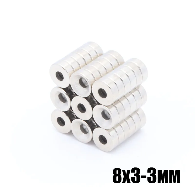 50pcs 8x3-3 mm Round Countersunk Ring Magnet 8mm x 3mm Hole 3mm Rare Earth Neodymium Magnet 8*3-3 mm
50pcs 8x3-3 mm Round Countersunk Ring Magnet 8mm x 3mm Hole 3mm Rare Earth Neodymium Magnet 8*3-3 mm