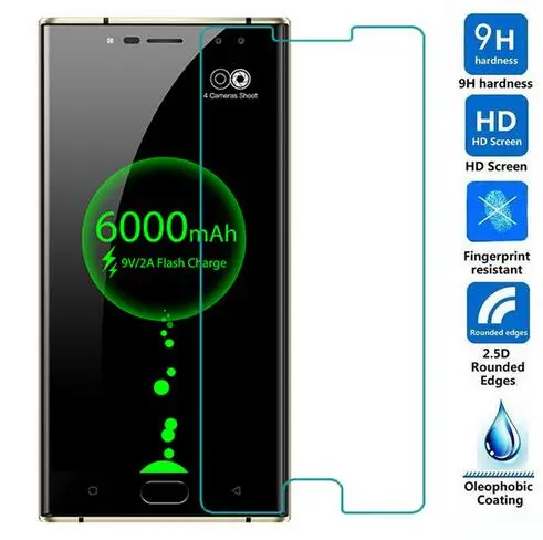 Защитное стекло для экрана Oukitel K3 взрывозащищенное 2.5D 9H | Мобильные телефоны и
