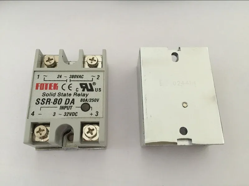 10PCS SSR80DA SSR-80DA Manufacturer 80A ssr relay,input 3-32VDC output 24-380VAC
10PCS SSR80DA SSR-80DA Manufacturer 80A ssr relay,input 3-32VDC output 24-380VAC