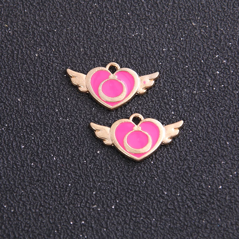 4pcs 13*25mm Alloy Metal Drop Oil Pink Love Wings Charms Pendant For DIY Bracelet Necklace Jewelry Making
4pcs 13*25mm Alloy Metal Drop Oil Pink Love Wings Charms Pendant For DIY Bracelet Necklace Jewelry Making