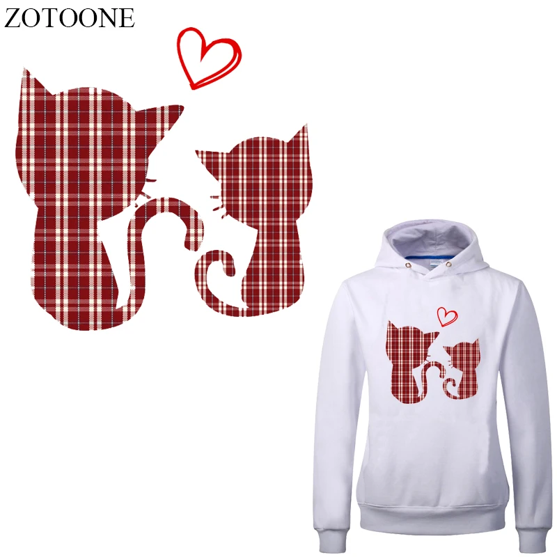 ZOTOONE Cartoon Cat Patch Heat Transfer Vinyl Stickers for Kids Clothing DIY T-shirt Applique Iron-on Transfers Thermal Press
ZOTOONE Cartoon Cat Patch Heat Transfer Vinyl Stickers for Kids Clothing DIY T-shirt Applique Iron-on Transfers Thermal Press