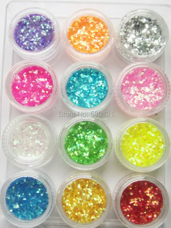 Free Shipping Professional Salon Use 12 Colors/Set Middle Size Colorful High Quality Nail Glitter Powder for Nail Decoration
Free Shipping Professional Salon Use 12 Colors/Set Middle Size Colorful High Quality Nail Glitter Powder for Nail Decoration