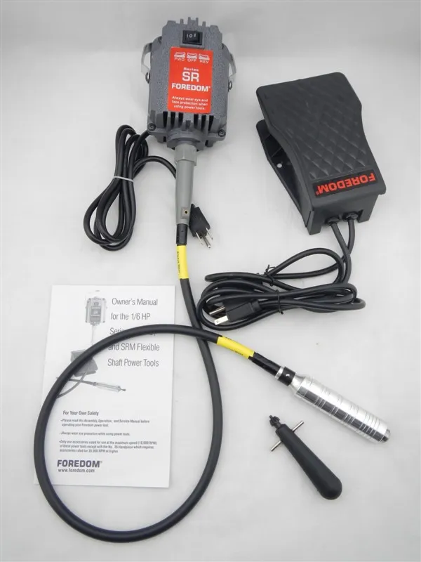 Ювелирные изделия SR гибкий вал 1 / 6HP двигателя 230 В FLEXSHAFT роторный двигатель