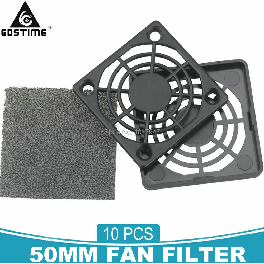 10 шт./партия пылезащитная сетка для компьютера 50 мм 5 см|filter vacuum|filter fanfilter aluminium |