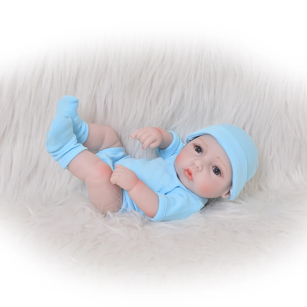 Lifelike 11 Inch Mini Cute Reborn Doll Full Silicone Body Handmade Open Eyes Doll Boy And Girl Kid Baby Gift Free Shipping
Lifelike 11 Inch Mini Cute Reborn Doll Full Silicone Body Handmade Open Eyes Doll Boy And Girl Kid Baby Gift Free Shipping