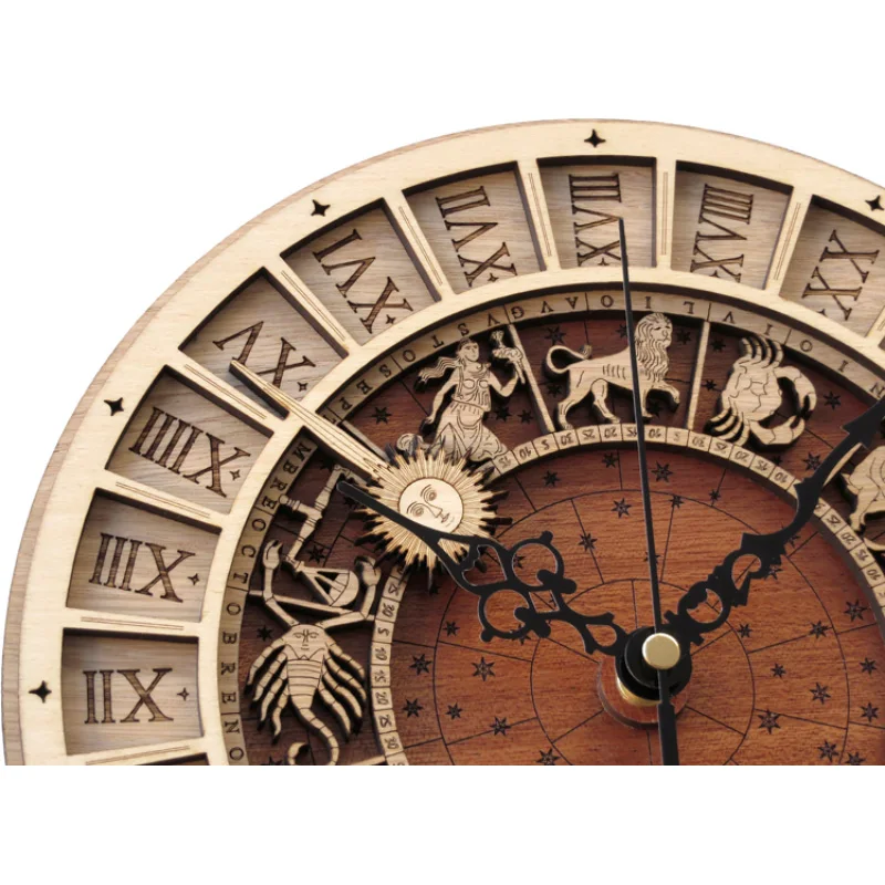Meijswxj Diy Silent Wall Clock Retro Nostalgia TLiving Room Office Study Bedroom Home Furnishing Twelve Constellations Clock
Meijswxj Diy Silent Wall Clock Retro Nostalgia TLiving Room Office Study Bedroom Home Furnishing Twelve Constellations Clock