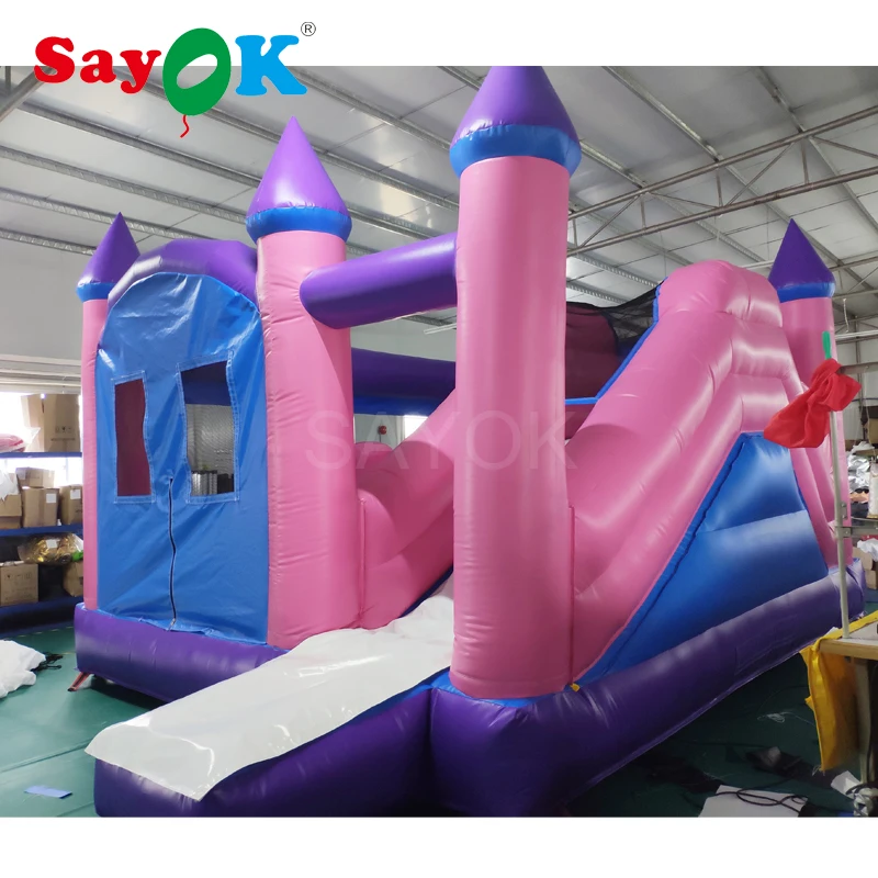 6x4.5m(19.68x 14.76 ft) Pink Inflatable Bouncer Slide Inflatable Castle with Blower for Yard Garden Commercial Use Children Play
6x4.5m(19.68x 14.76 ft) Pink Inflatable Bouncer Slide Inflatable Castle with Blower for Yard Garden Commercial Use Children Play