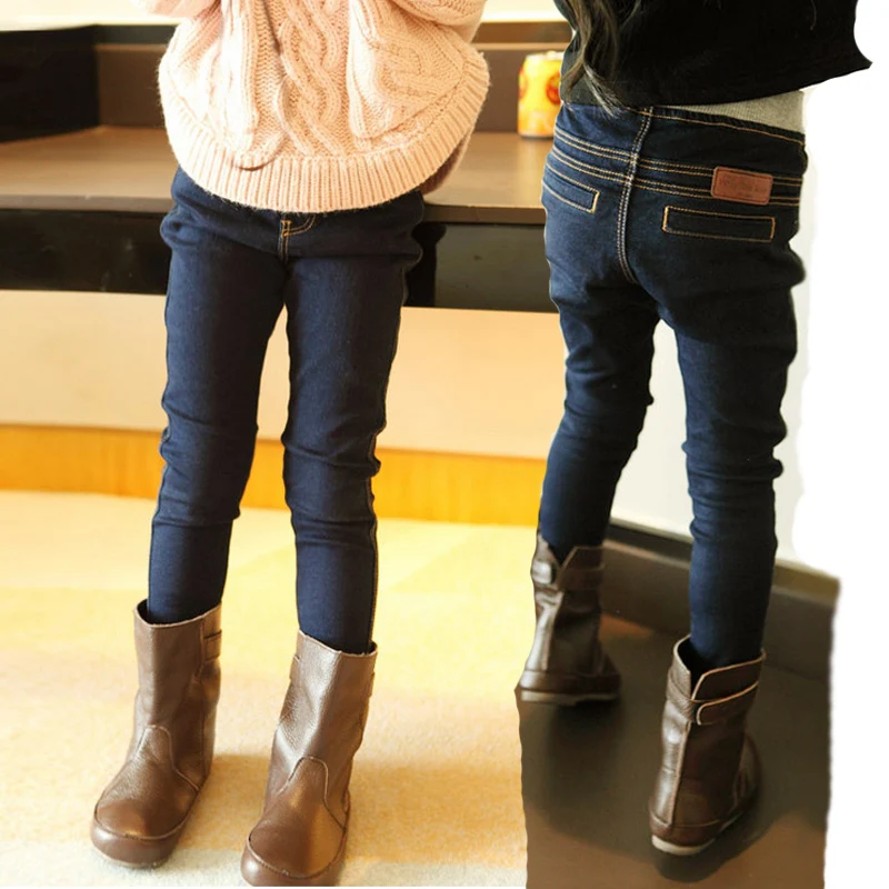 Skinny Pants Girls Jeans Winter Thick Velvet Warm Long Trousers Girls Leggings Stretch Jeans Denim Pencil Pants for 3-12 Years
Skinny Pants Girls Jeans Winter Thick Velvet Warm Long Trousers Girls Leggings Stretch Jeans Denim Pencil Pants for 3-12 Years