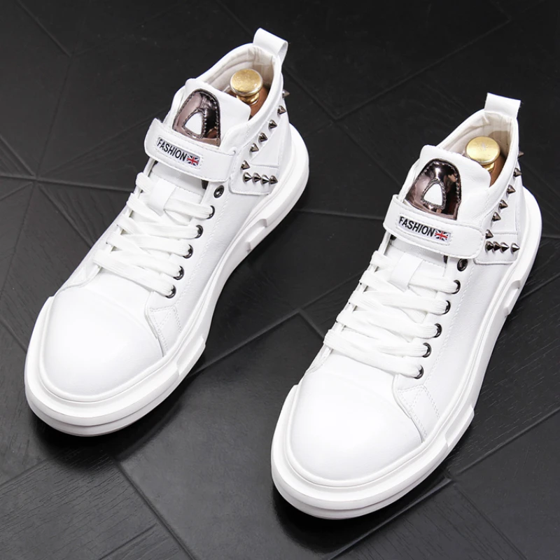 England style design men leisure breathable rivet shoes party night club dress shoe cow leather boots platform autumn booties
England style design men leisure breathable rivet shoes party night club dress shoe cow leather boots platform autumn booties