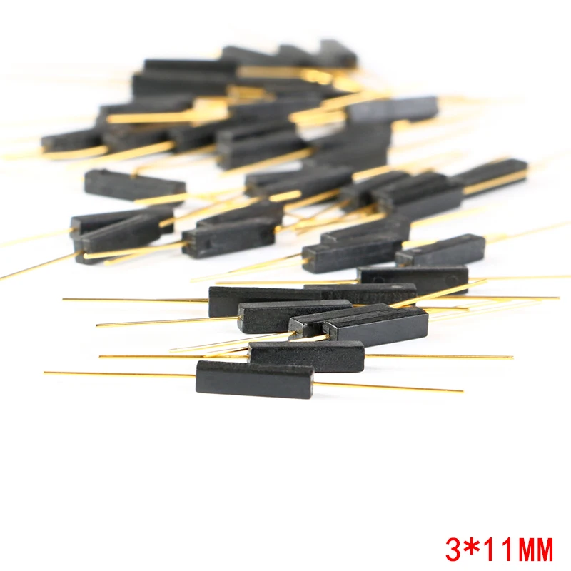 10Pcs Plastic Reed Switch 3*11mm Magnetic Reed Switchs Sensor Normally Open DIY Kit Electronic NO
10Pcs Plastic Reed Switch 3*11mm Magnetic Reed Switchs Sensor Normally Open DIY Kit Electronic NO