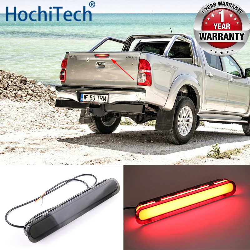 High Quality LED Rear Third Strobe Brake Light Lamp Tailgate Red for Toyota Hilux SR Vigo 2008 - 2014 Pickup Auto Accessories
High Quality LED Rear Third Strobe Brake Light Lamp Tailgate Red for Toyota Hilux SR Vigo 2008 - 2014 Pickup Auto Accessories