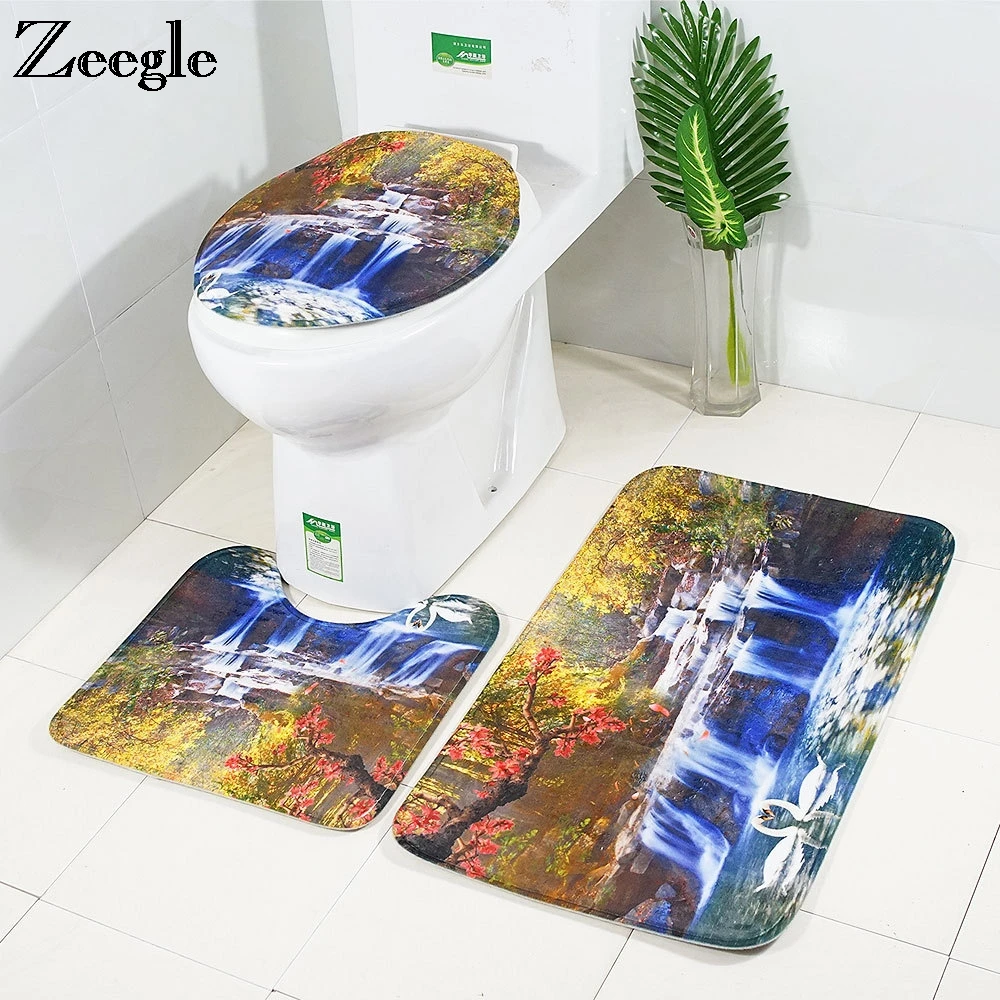 Zeegle 3 шт. коврики для ванной кран водопад печатных ковриков для туалета Нескользящие Ванная комната Коврик для ванны коврики моющиеся Ванная комната ковры для туалета
Zeegle 3 шт. коврики для ванной кран водопад печатных ковриков для туалета Нескользящие Ванная комната Коврик для ванны коврики моющиеся Ванная комната ковры для туалета