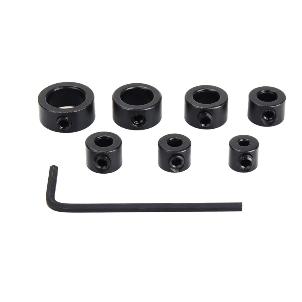 7Pcs 3-12mm Drill Locator Drill Bit Stop Collars Ring Positioner Spacing Ring Locator Woodworking Drill Bit With Hex Wrench
7Pcs 3-12mm Drill Locator Drill Bit Stop Collars Ring Positioner Spacing Ring Locator Woodworking Drill Bit With Hex Wrench