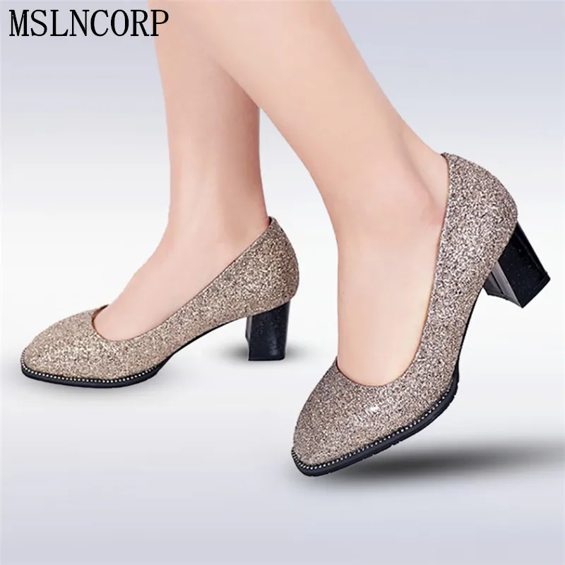 plus size 34-44 Spring Autumn Bling Women Pumps Glitter Fashion high-heeled shoes Square Toe thick heel Sexy Wedding Party Shoes
plus size 34-44 Spring Autumn Bling Women Pumps Glitter Fashion high-heeled shoes Square Toe thick heel Sexy Wedding Party Shoes