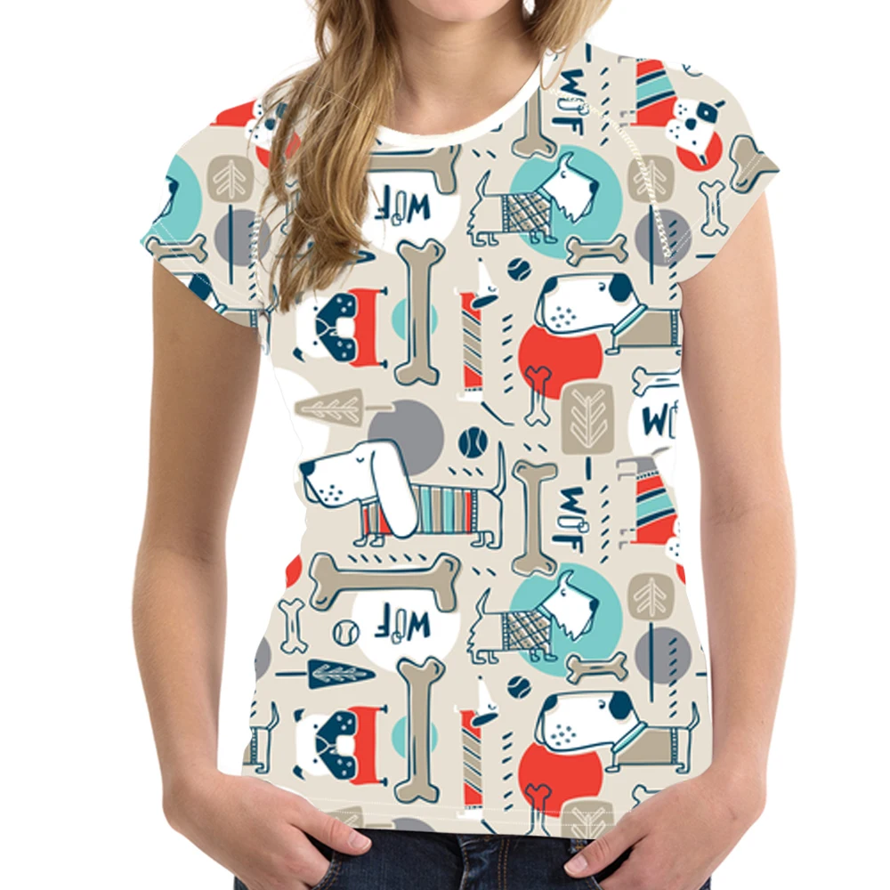 NOISYDESIGNS T Shirt Women Cute Puppy Funny Dog Print T-shirt Teenagers Cartoon Pattern Tee Shirt for Girls Kawaii Summer
NOISYDESIGNS T Shirt Women Cute Puppy Funny Dog Print T-shirt Teenagers Cartoon Pattern Tee Shirt for Girls Kawaii Summer