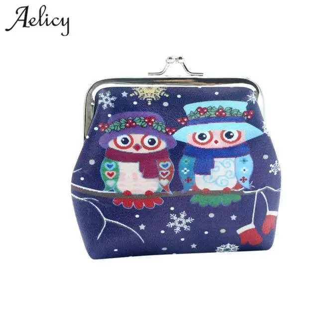 Aelicy сова кошельки для монет женские маленькая милая мультяшная открытка Каваий