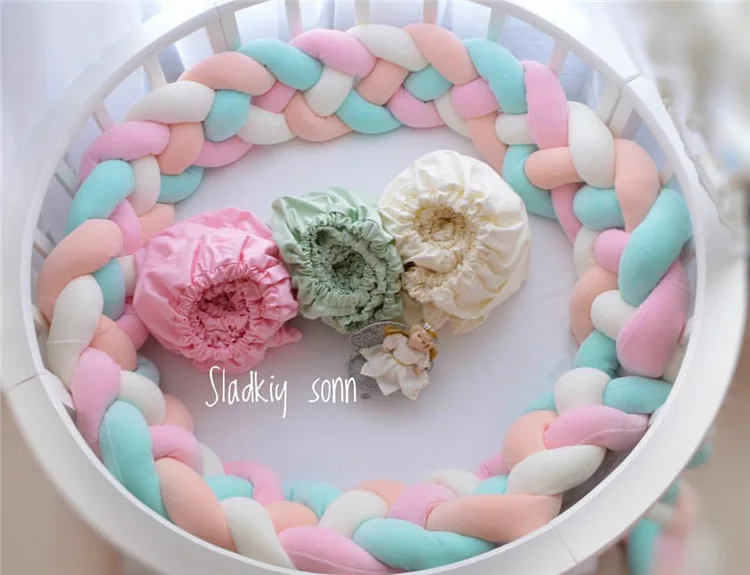 4 Braids Cute Soft Baby crib Bumper 1 M/2 M/3 M Baby Bed Bumper Solid Cotton Baby Bed Bumper Knot Baby Room Decor
4 Braids Cute Soft Baby crib Bumper 1 M/2 M/3 M Baby Bed Bumper Solid Cotton Baby Bed Bumper Knot Baby Room Decor